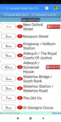 London Bus Tracker android App screenshot 8